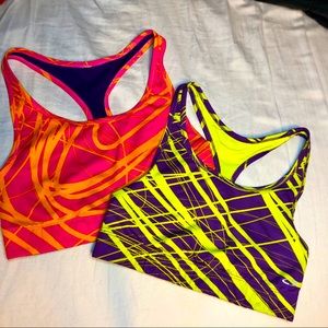 Bright reversible sports bra (set of 2)